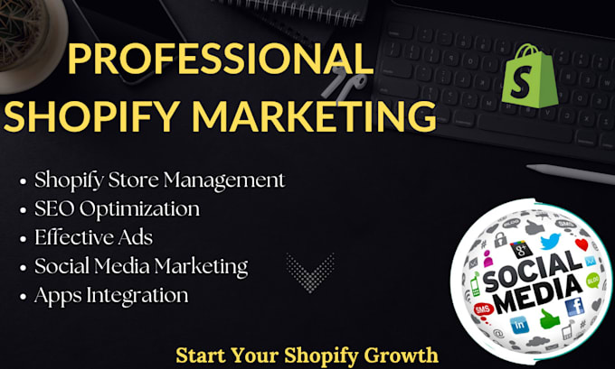 Gig Preview - Increase shopify sales store promotion and shopify marketing