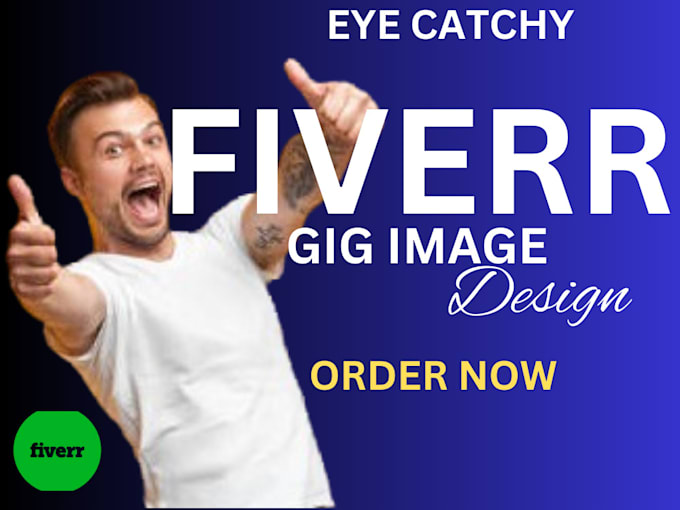 Gig Preview - Design clickable gig picture fiverr gig image and gig cover