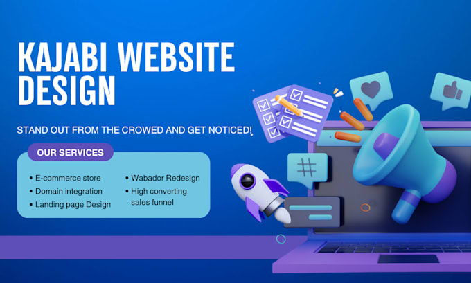 Bestseller - build kajabi website,design kajabi sales funnel,landing page,online course