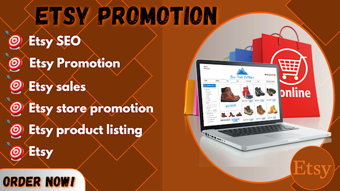 Gig Preview - Do etsy store promotion to boost shop sales, etsy seo