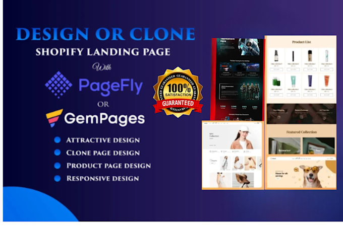 Gig Preview - Be your best shopify store  shopify website shogun gempage pagefly  developer