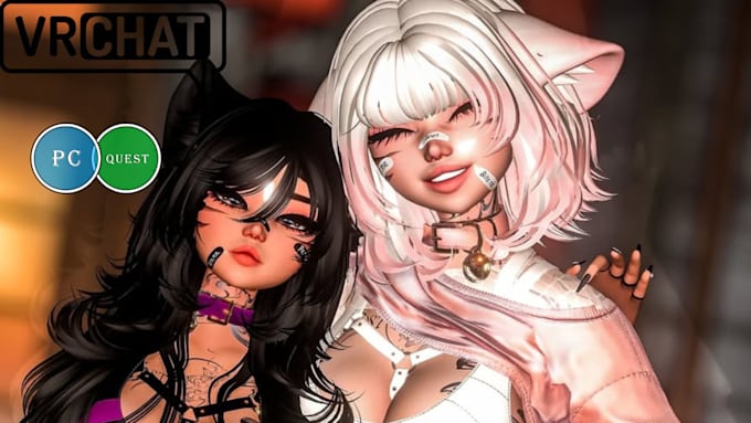 Gig Preview - Do custom 3d vrc avatar model vrchat avatar vr chat nsfw character furry avatar