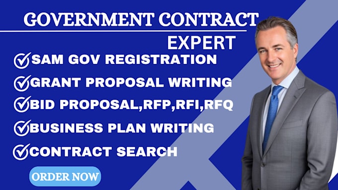 Gig Preview - Write your rfp ,rfi ,rfq, bid proposal and government contract