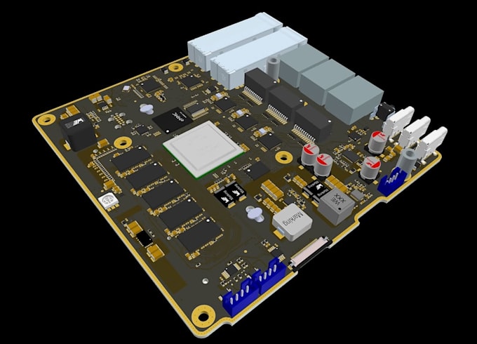 Gig Preview - Design pcb board layout, schematic design and gerber files for you in altium