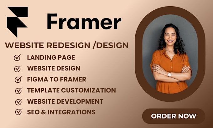 Gig Preview - Design framer figma to framer website framer website framer webflow website