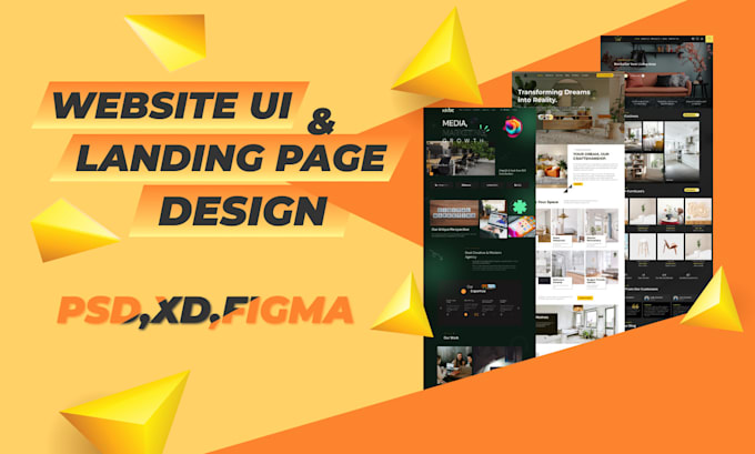 Bestseller - design figma website UI and landing page design