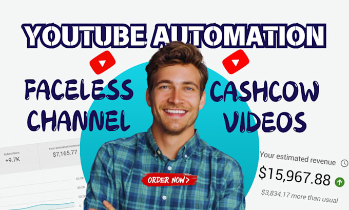 Gig Preview - Create cash cow videos and shorts for your faceless automated youtube channel