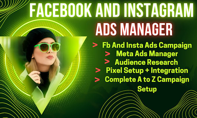 Gig Preview - Be instagram ads, fb ads campaign and facebook ads manager, run fb ads, meta ads