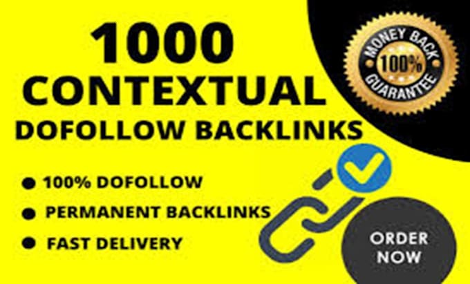 Gig Preview - Build high authority contextual dofollow backlinks for SEO success