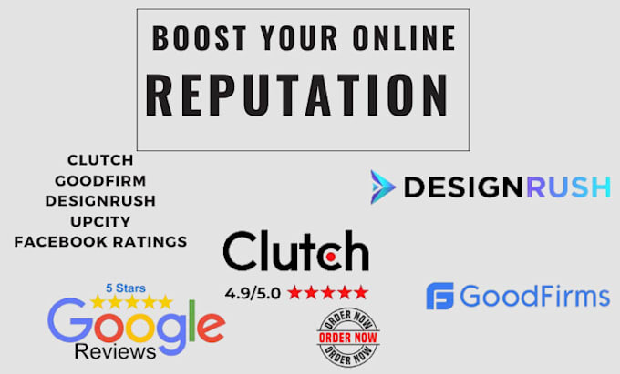 Gig Preview - Do clutch designrush profile management to rank your profile boost visibility