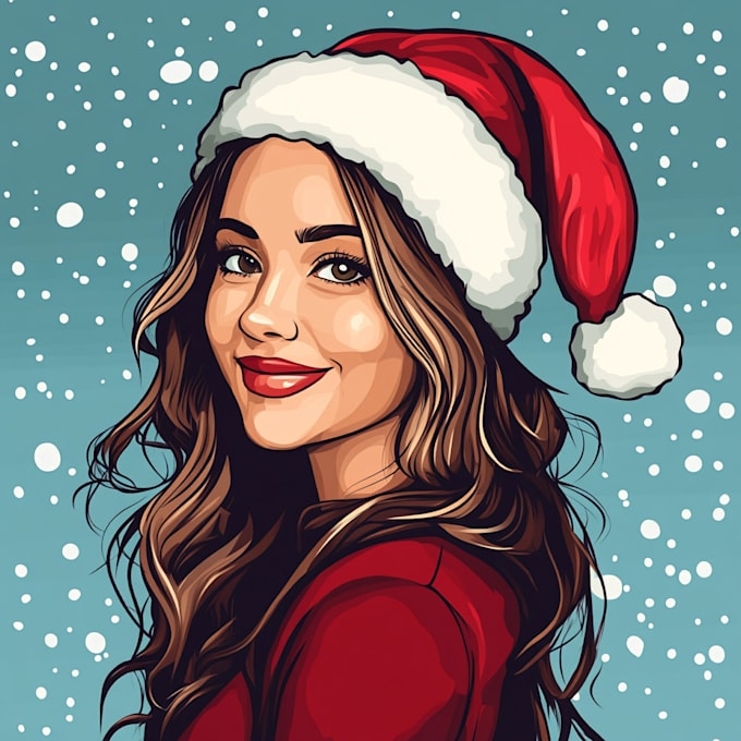 Gig Preview - Design christmas illustration cartoon character