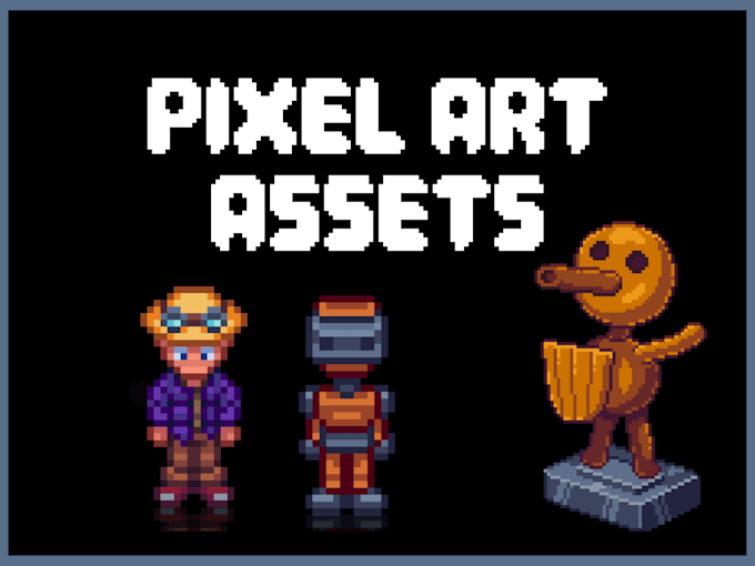 Gig Preview - Create pixel art game assets for your game