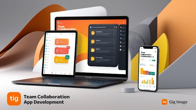 Gig Preview - Create an interactive team collaboration app slack type app office management