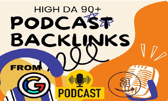 Gig Preview - Create high quality podcast backlinks, podcast promotion