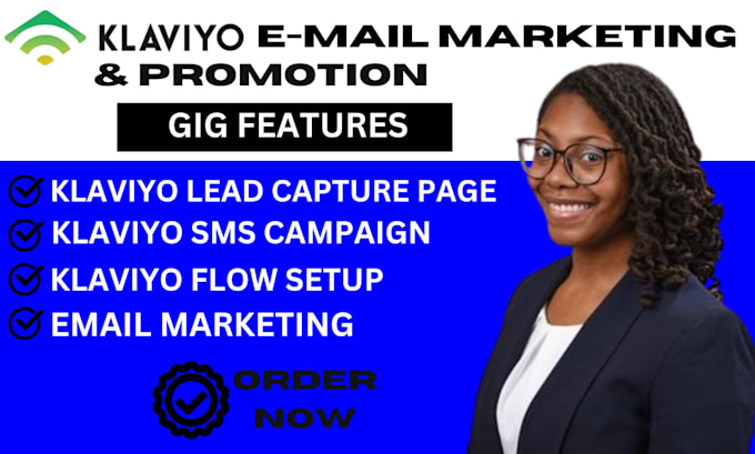 Gig Preview - Setup klaviyo flows, klaviyo email marketing for shopify, ecommerce marketing