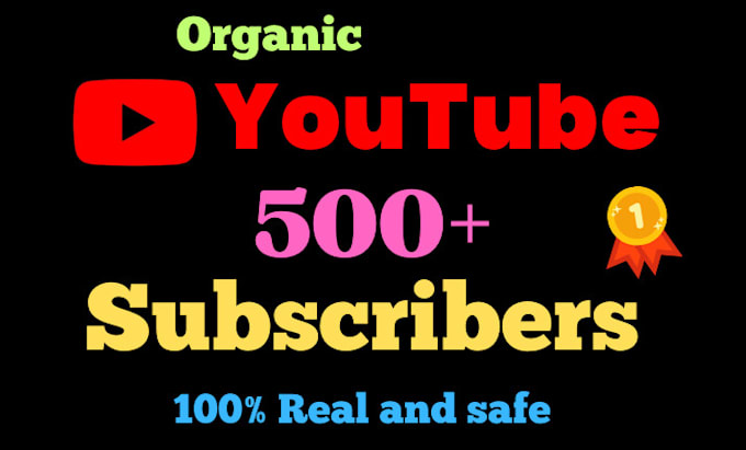 Gig Preview - Top up 500 followers for your youtube channel not bot