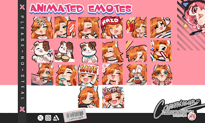 Bestseller - draw and animate emotes, alerts twitch, discord