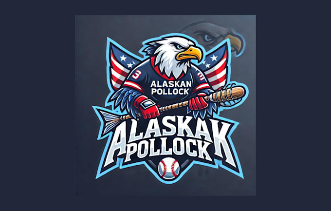 Gig Preview - Do awesome alaskan pollock mascot logo with a new concept