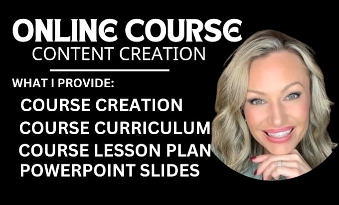 Gig Preview - Do course creation course content ebook online course elearning course ppt