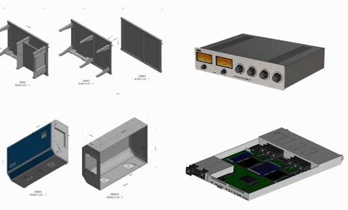 Gig Preview - Do 3d cad design sheet metal  enclosures and product part in solidwork