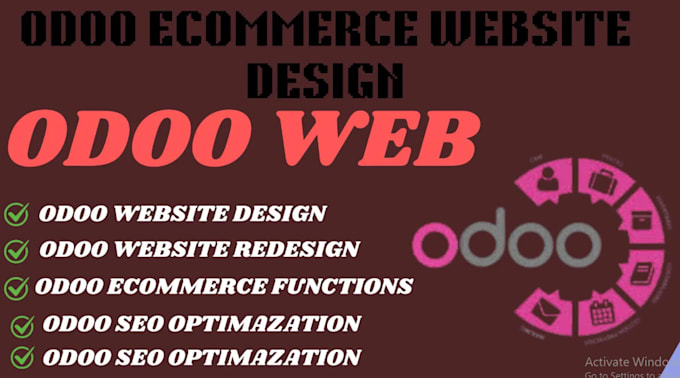 Gig Preview - Develop design customize responsive odoo website and ecommerce plartform