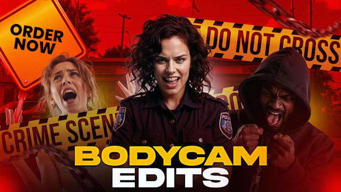 Gig Preview - Do true crime documentary, bodycam video editing