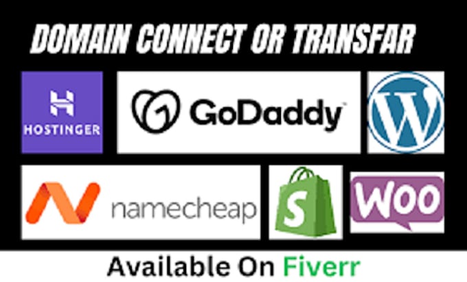 Gig Preview - Connect or transfer your domain to shopify, wix, any website