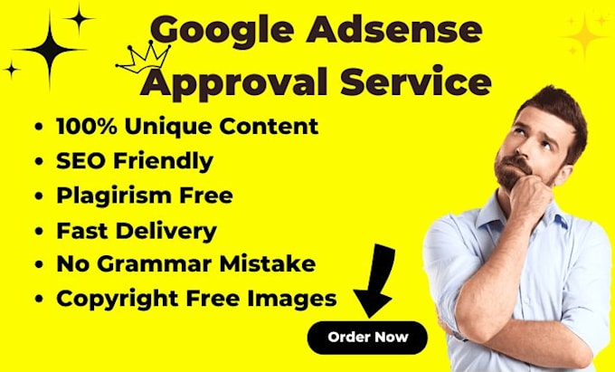 Gig Preview - Help you to get google adsense approval for your blog