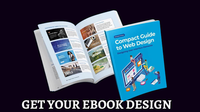 Gig Preview - Design lead magnet ebook workbook pdf design freebies online course brochure