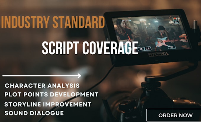 Gig Preview - Give script coverage, notes and feedback on your screenplay