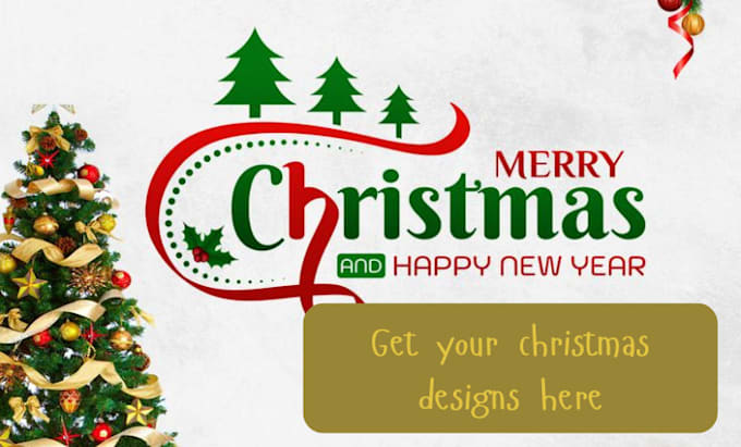 Gig Preview - Design christmas flyer holiday card event flyer new year thanksgiving invitation