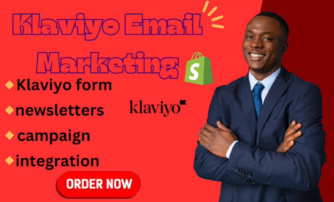 Gig Preview - Setup klaviyo email marketing with your shopify store