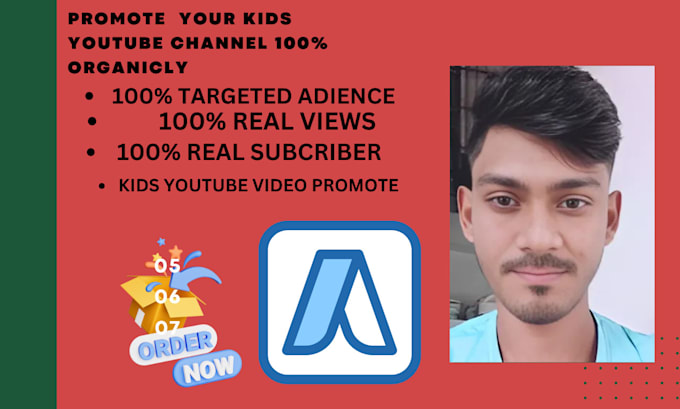 Bestseller - do best organic kids youtube video promotion with google ads