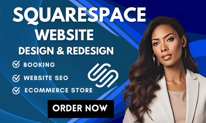 Gig Preview - Develop squarespace website design squarespace website redesign squarespace seo