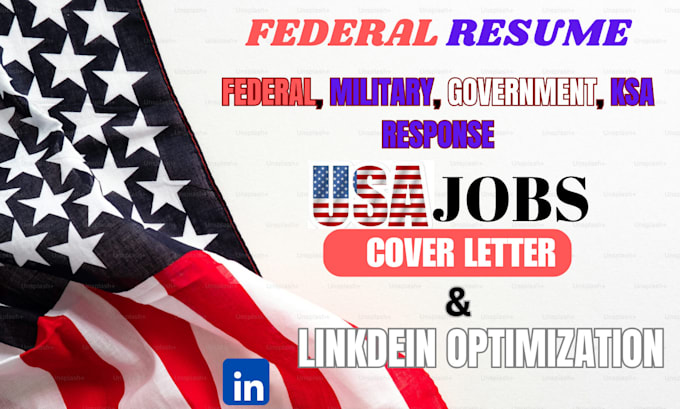 Gig Preview - Provide you a federal usajobs, veteran, military resume, cover letter