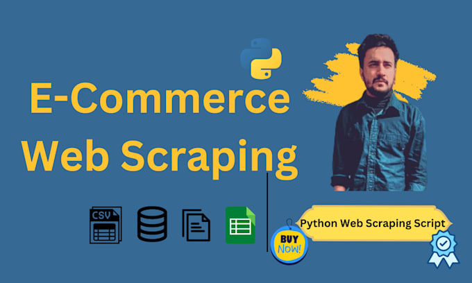 Gig Preview - Do ecommerce data scraping for market analysis