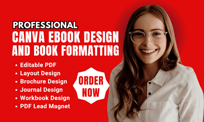 Gig Preview - Do canva ebook design formatting lead magnet flip journal workbook layout design