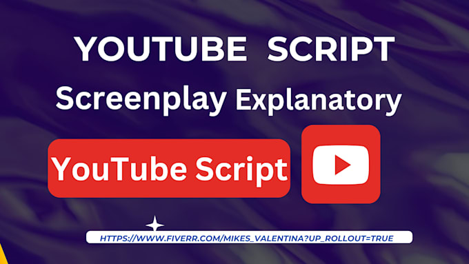 Bestseller - do visually stunning  youtube script for you channel screenwriting, scriptwriter