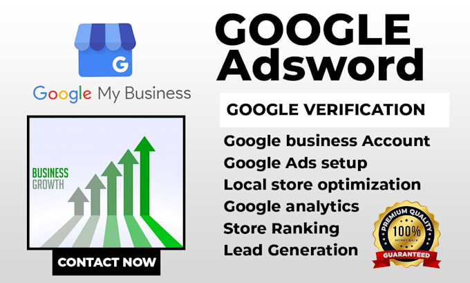 Gig Preview - Setup fix google ads business verification, adwords PPC,gmb ranking ads approval