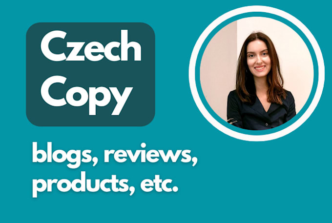 Gig Preview - Write czech copy for your website, blog or product