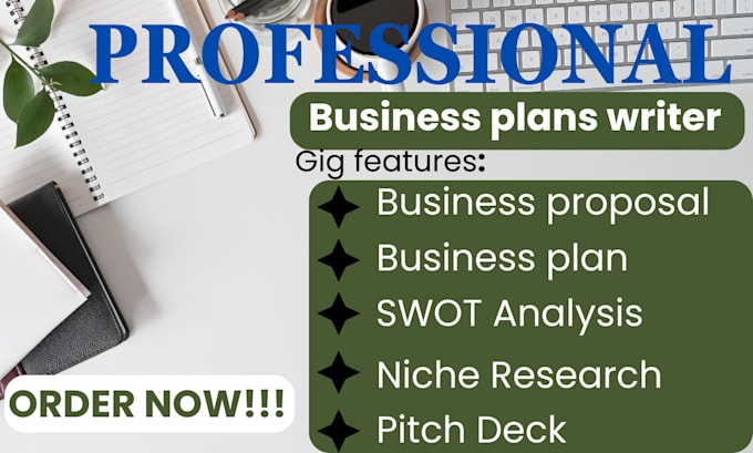 Gig Preview - Do professional business plan for startups, investors, and growth