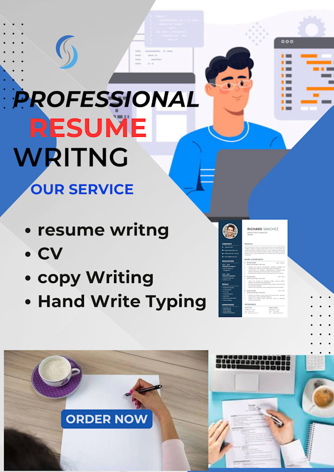 Gig Preview - Writing professional resume writing, CV hand write typing