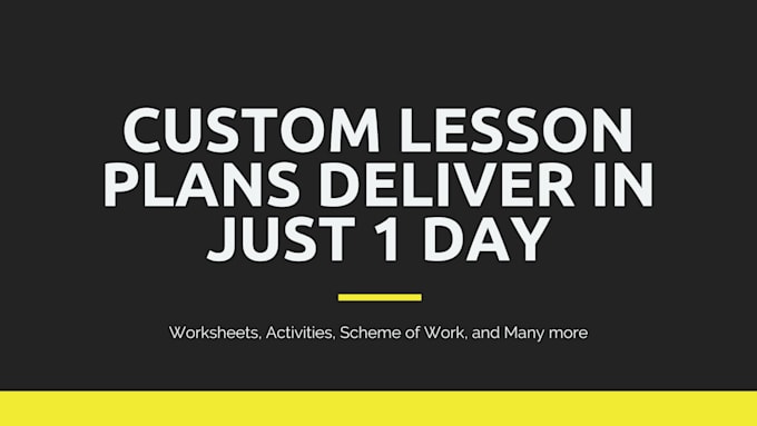 Bestseller - create lesson plan in a day