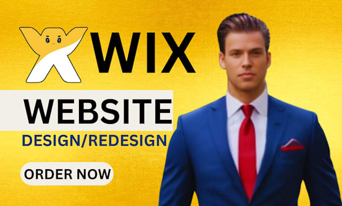 Gig Preview - Build wix website design redesign wix website design wix development wix studio