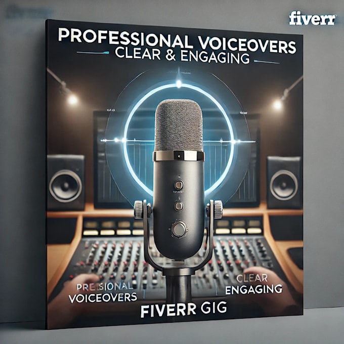 Gig Preview - Create professional and engaging voiceovers in english