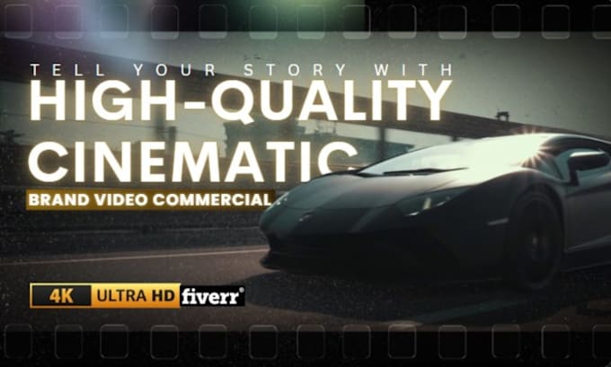 Gig Preview - Do cinematic luxury car and sports brand video, ads, trailer with color grading