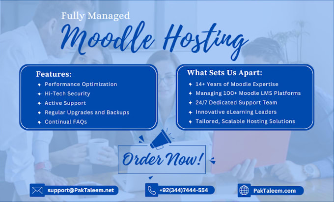 Gig Preview - Provide fully managed moodle hosting