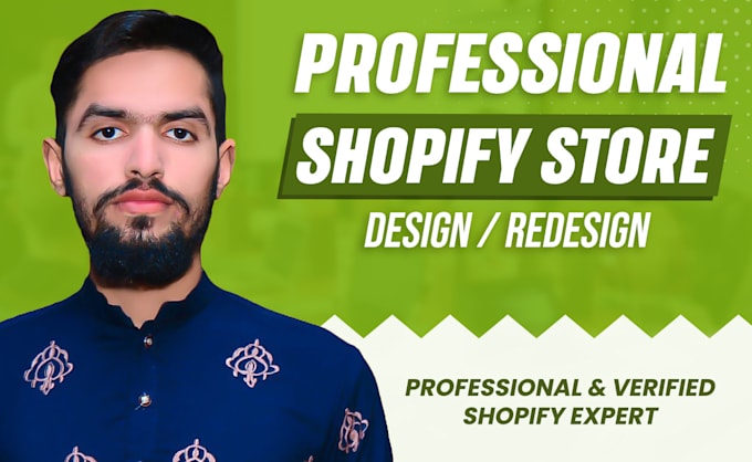 Gig Preview - Design, redesign shopify store as a shopfiy expert