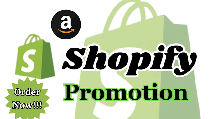 Gig Preview - Do shopify dropshipping marketing, shopify promotion, boost shopify sales