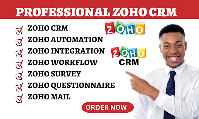 Gig Preview - Do zoho survey zoho questionnaire survey zoho logic zoho mail integration crm